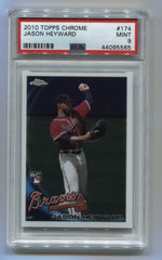 2010 Topps Chrome #174 Jason Heyward PSA 9 (Rookie) | Eastridge Sports Cards