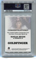 2015 James Bond Archives Full Bleed Autographs Nadja Regin as Bonita PSA 9 | Eastridge Sports Cards