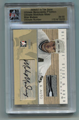 2006-07 ITG Ultimate Memorabilia 7th Edition Stick/Autograph Silver Mike Modano #34/50 | Eastridge Sports Cards