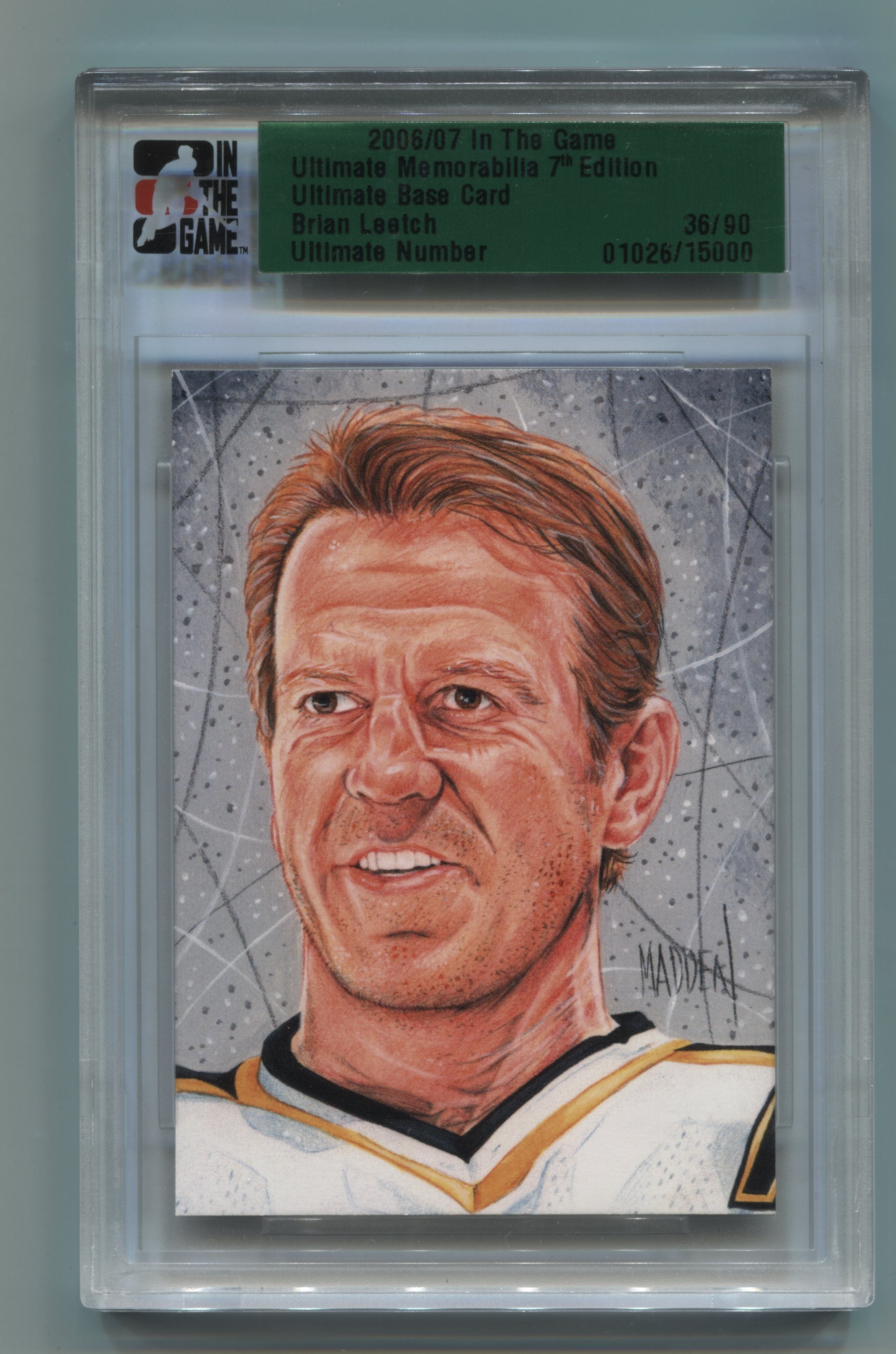 2006-07 ITG Ultimate Memorabilia 7th Edition Base Card Brian Leetch #36/90 | Eastridge Sports Cards