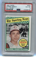 1969 Topps #430 Johnny Bench PSA 4 | Eastridge Sports Cards