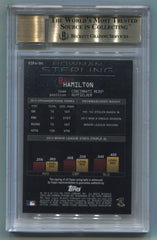 2014 Bowman Sterling Rookie Autographs #BSRABH Billy Hamilton BGS 9.5/10 | Eastridge Sports Cards