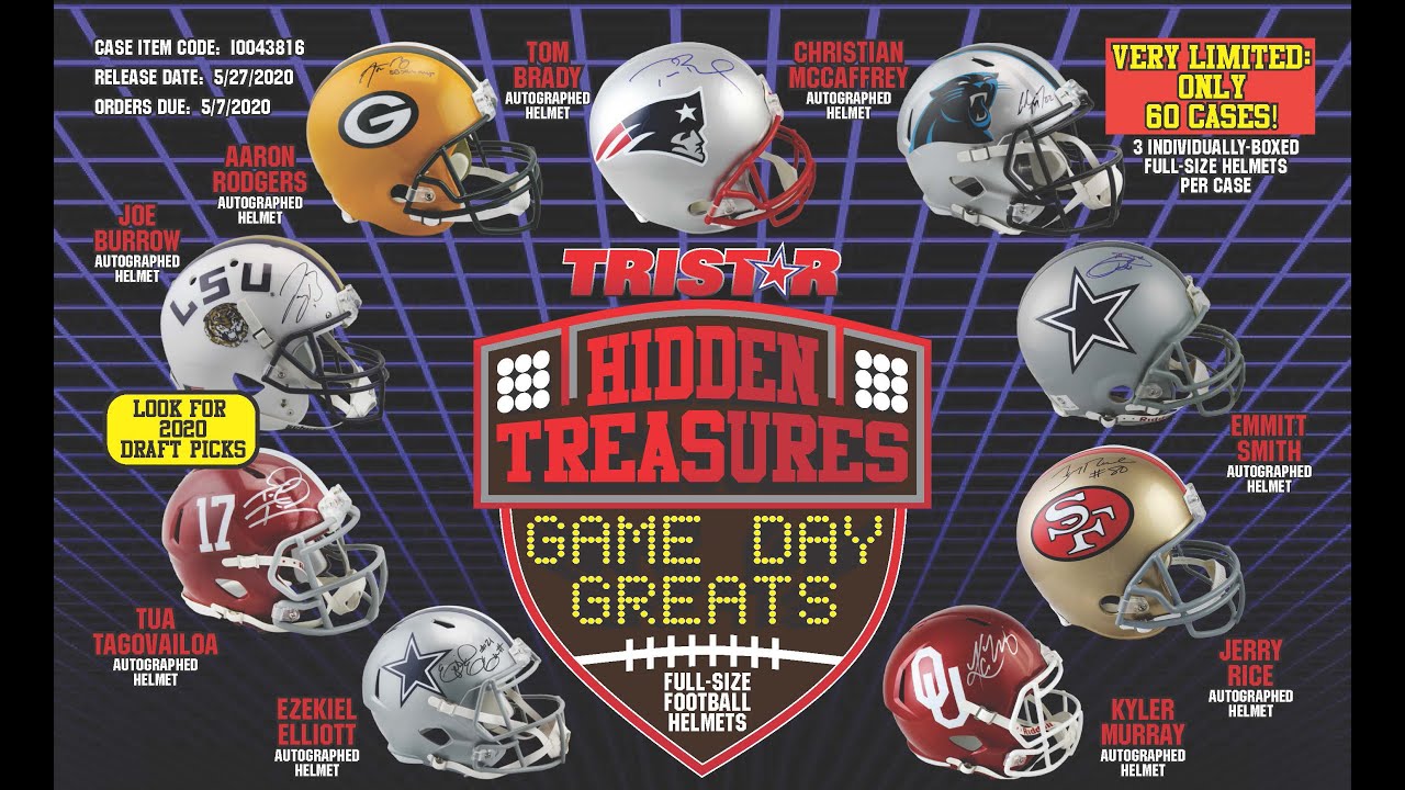 2020 Tristar Hidden Treasures Autographed Helmet
