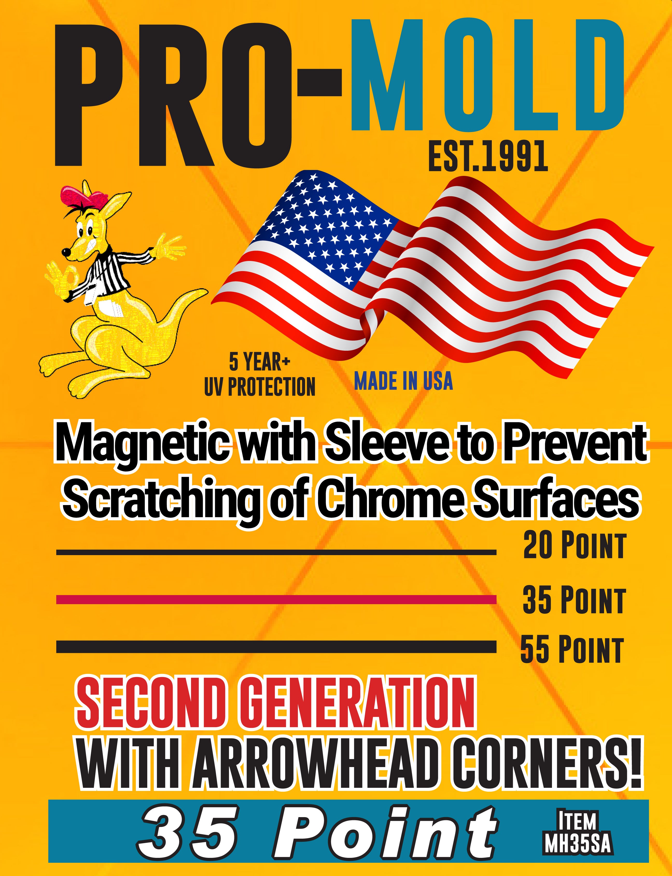 Pro-Mold 35pt Magnetic One Touch w/sleeve & Arrowhead Corners | Eastridge Sports Cards