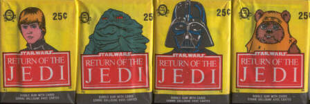 1983 O-Pee-Chee Star Wars Return of the Jedi Trading Card Pack