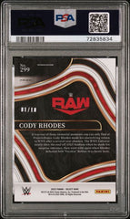 2022 Select WWE Prizms Gold Flash #299 Cody Rhodes #01/10 PSA 9 | Eastridge Sports Cards