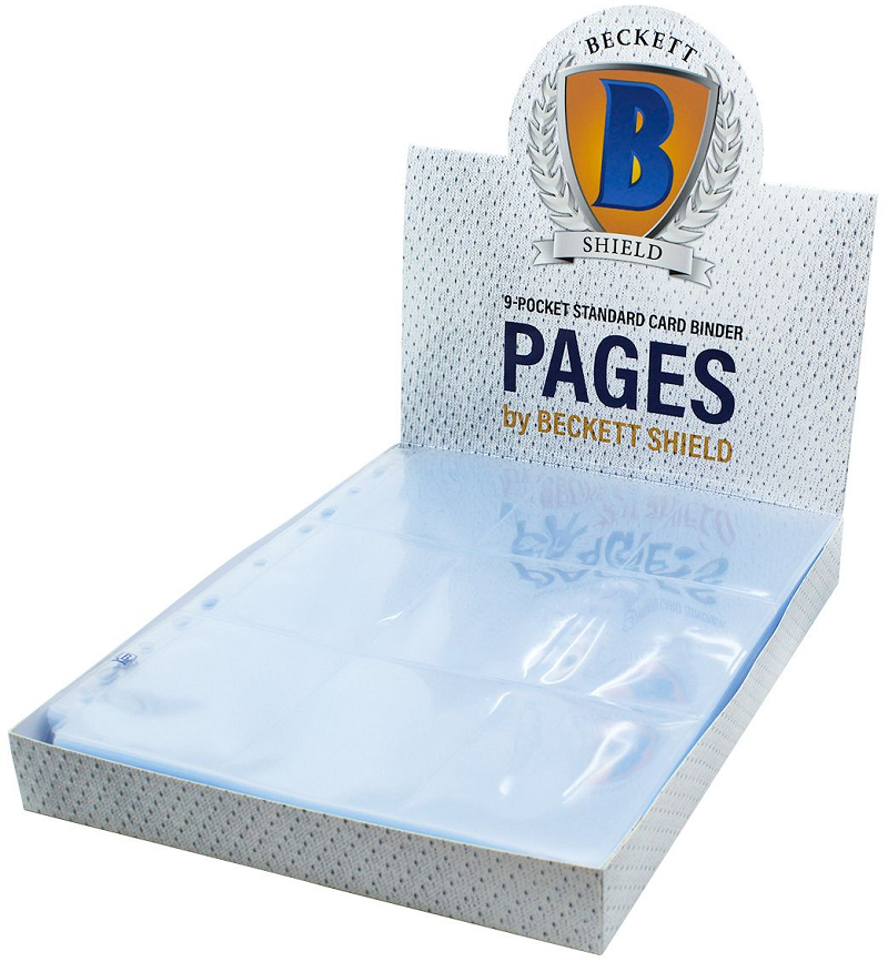 Beckett Shield 9-Pocket Pages Box (100ct) | Eastridge Sports Cards
