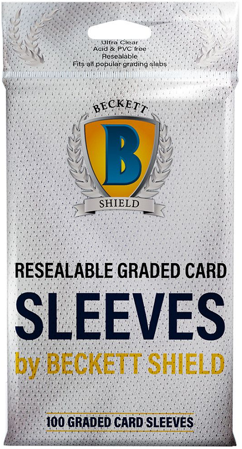 Beckett Shield: Resealable Graded Card Bags (100ct)