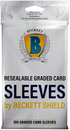 Beckett Shield: Resealable Graded Card Bags (100ct)