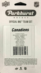 2020-21 Parkhurst Montreal Canadiens Team Set | Eastridge Sports Cards