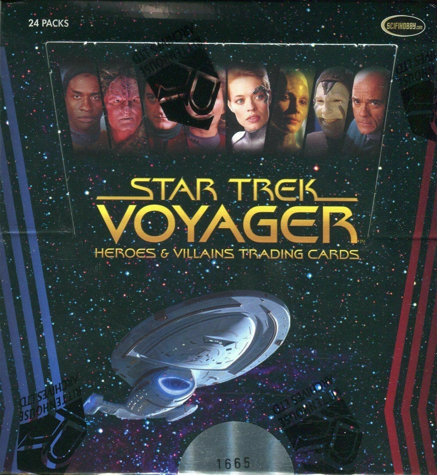 2015 Rittenhouse Star Trek Voyager Heroes and Villains Hobby Box | Eastridge Sports Cards
