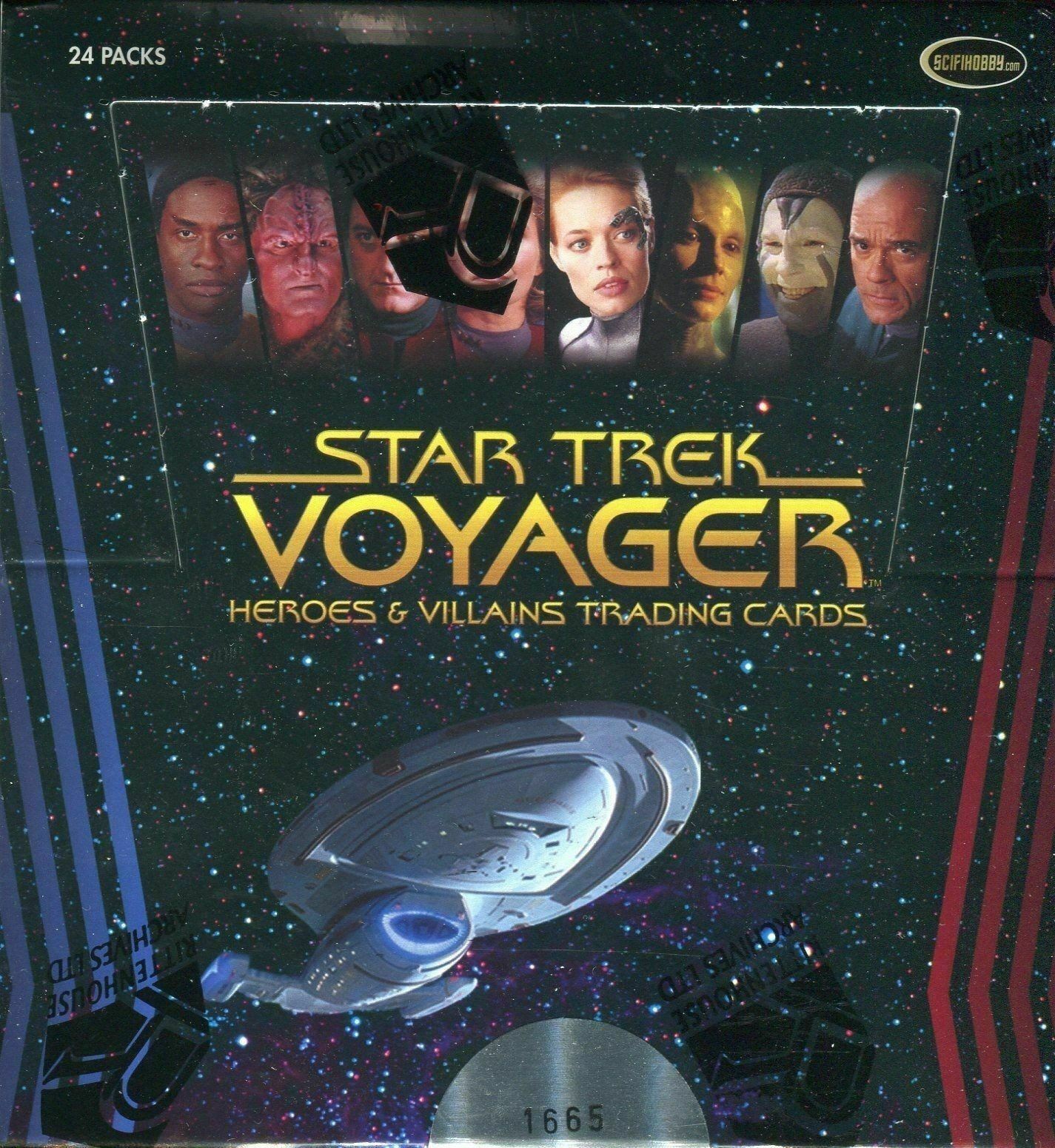 2015 Rittenhouse Star Trek Voyager Heroes and Villains Hobby Box