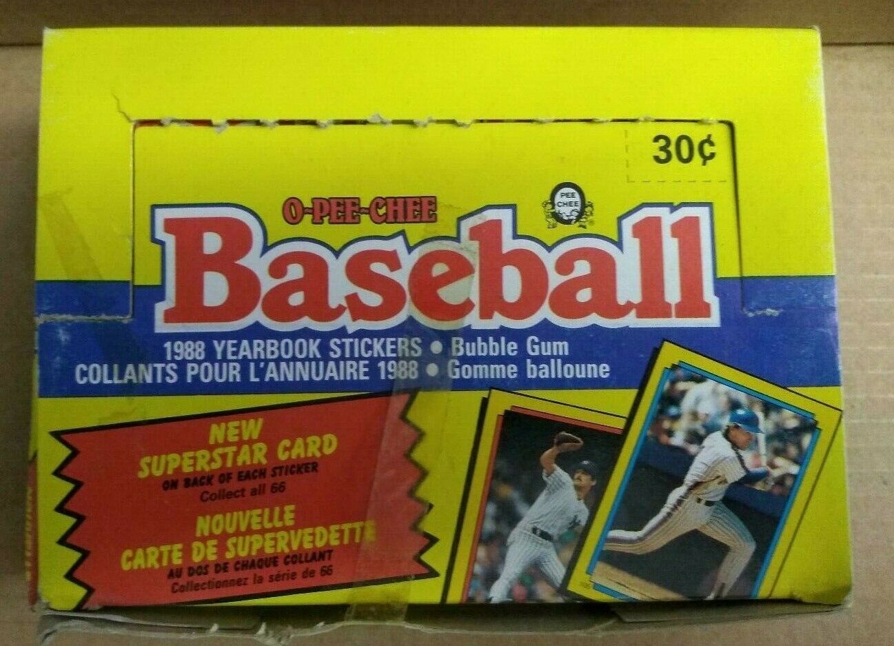 1988 O-Pee-Chee Baseball Yearbook Sticker Box | Eastridge Sports Cards