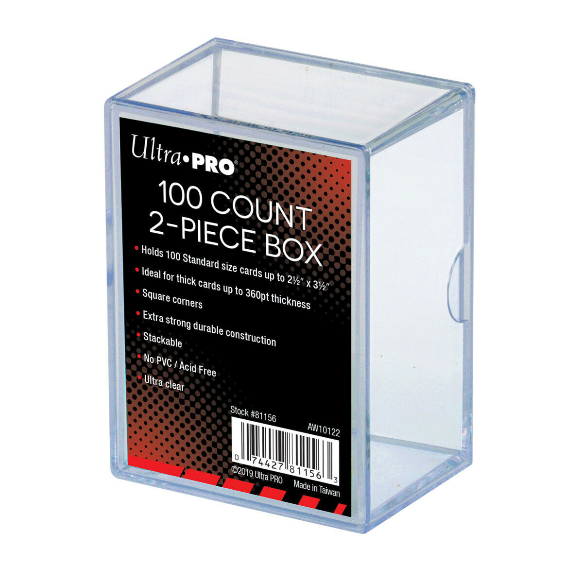 Ultra Pro 2 Piece Slider Box - 100 Count | Eastridge Sports Cards