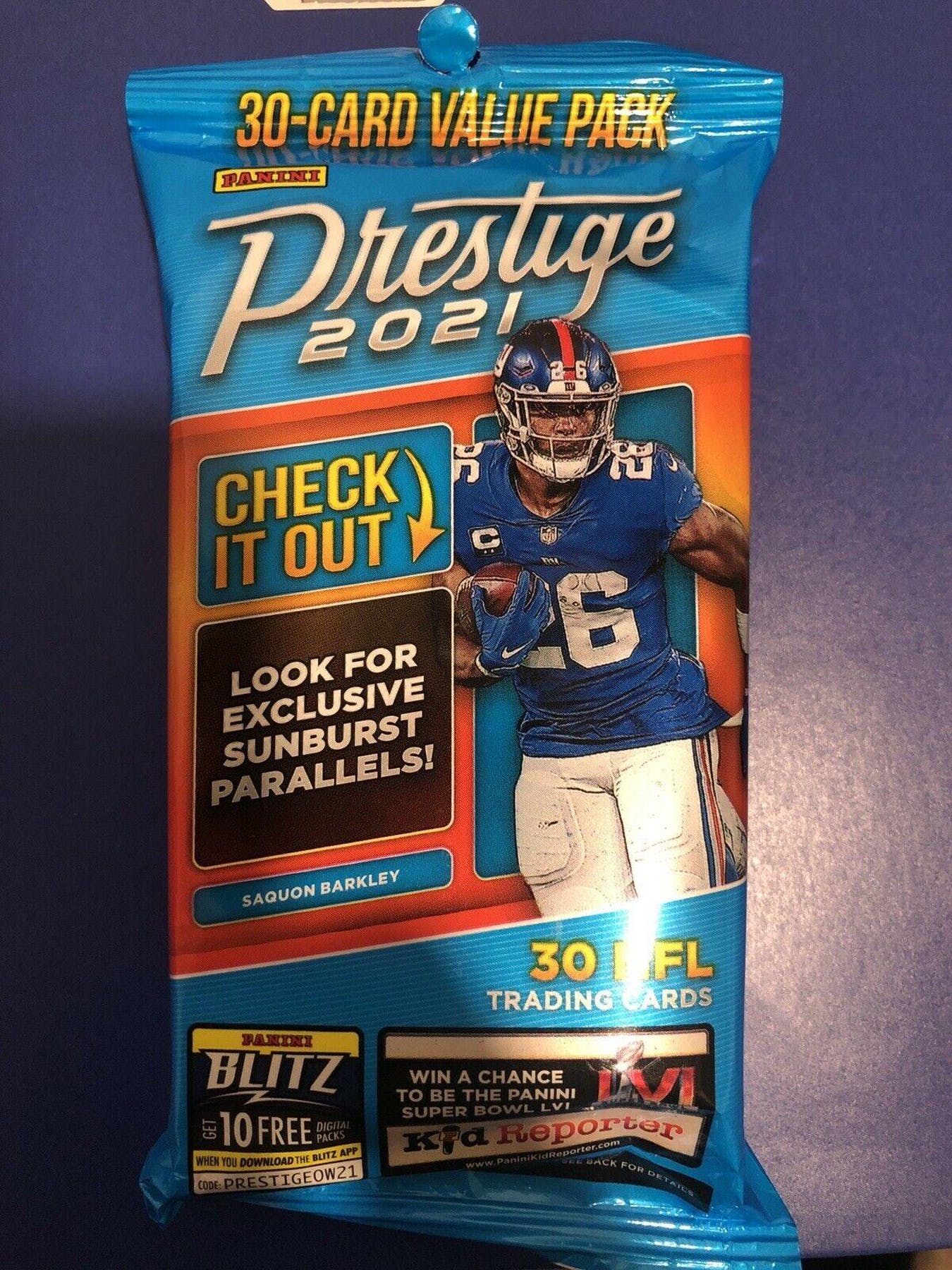 2021 Panini Prestige Football Value Pack | Eastridge Sports Cards