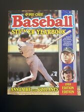 1988 O-Pee-Chee Baseball Sticker Album