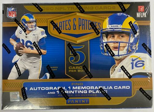 2020 Panini Plates & Patches Football Hobby Box | Eastridge Sports Cards