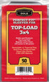 Cardboard Gold Perfect Fit Top-Load (23-60pt) Sleeves (50ct)
