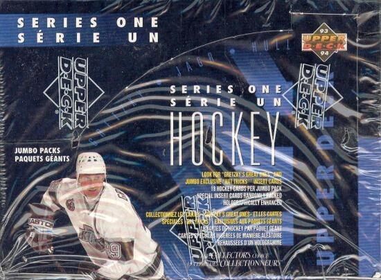 1993-94 Upper Deck Series 1 Hockey Jumbo Box