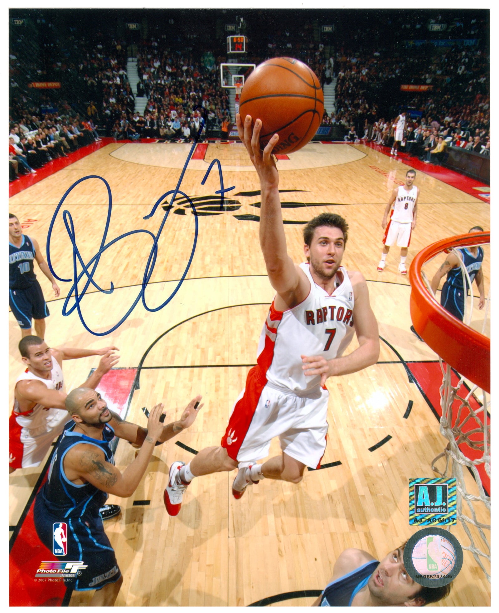 Andrea Bargnani Signed 8x10 Photo