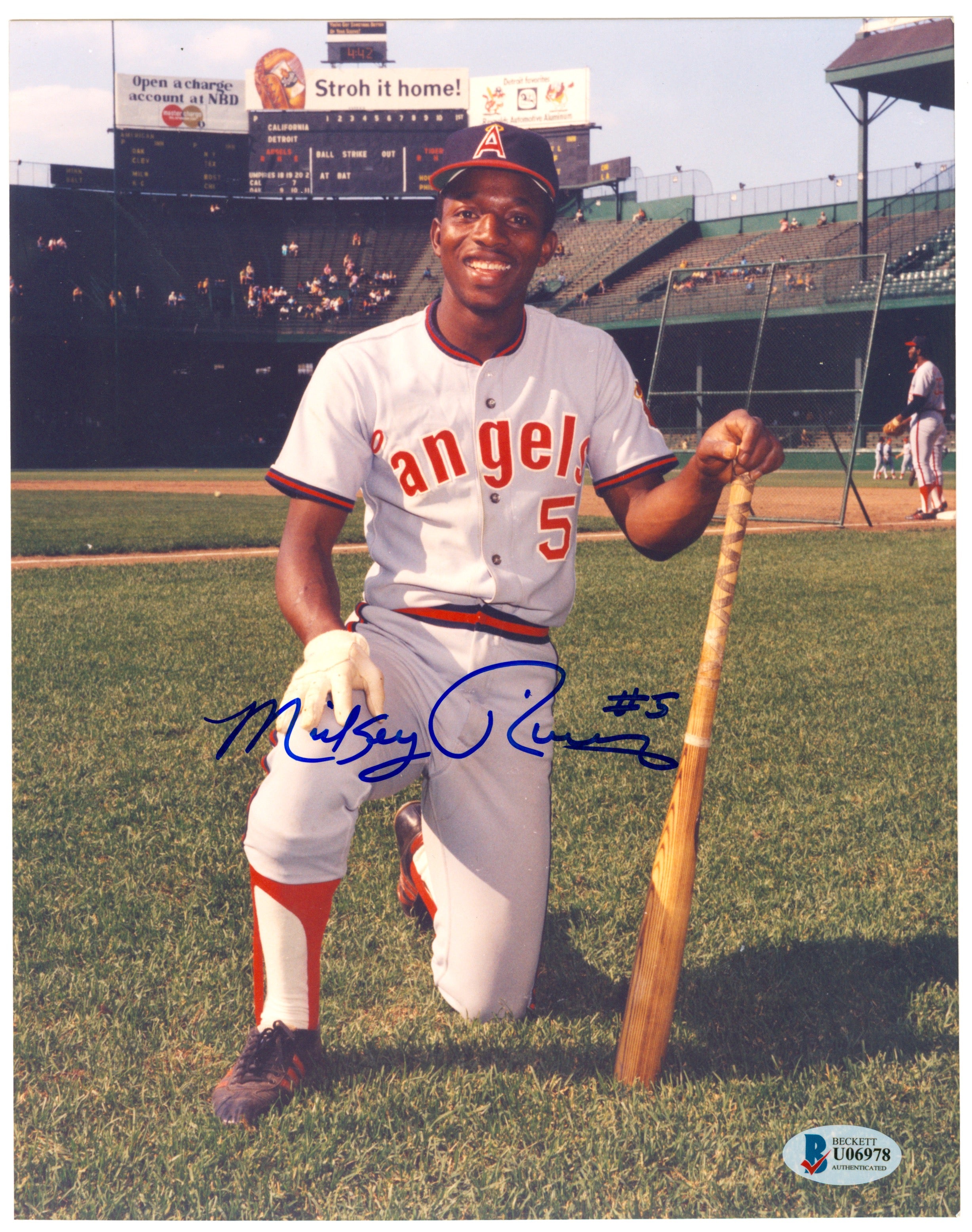 Mickey Rivers Signed 8x10 Photo | Eastridge Sports Cards