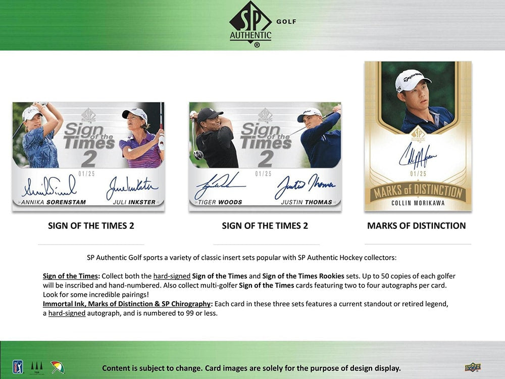 2021 Upper Deck SP Authentic Golf Hobby Pack | Eastridge Sports Cards