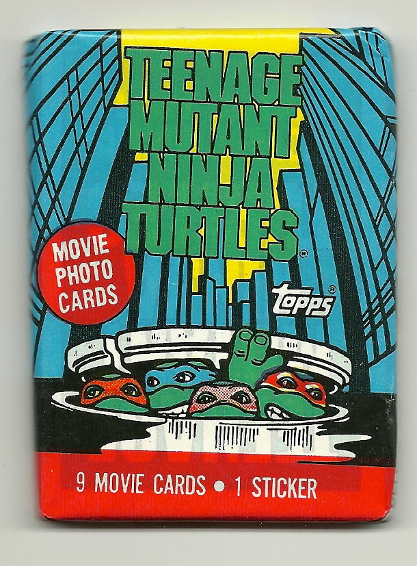 1990 Topps Teenage Mutant Ninja Turtles Trading Card Pack (Movie) | Eastridge Sports Cards