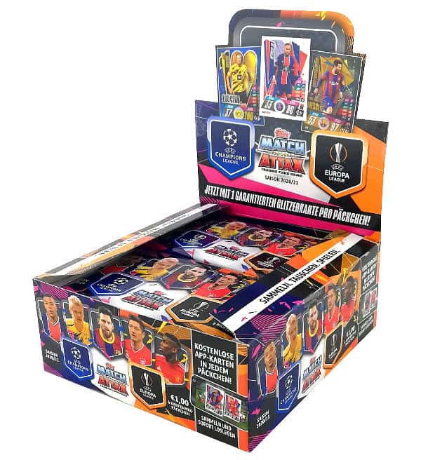 2020-21 Topps UEFA Champions League Match Attax Hobby Box | Eastridge Sports Cards