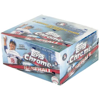 2016 Topps Chrome Baseball Jumbo Box