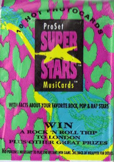 1991 Pro Set Super Stars MusiCards Pack | Eastridge Sports Cards